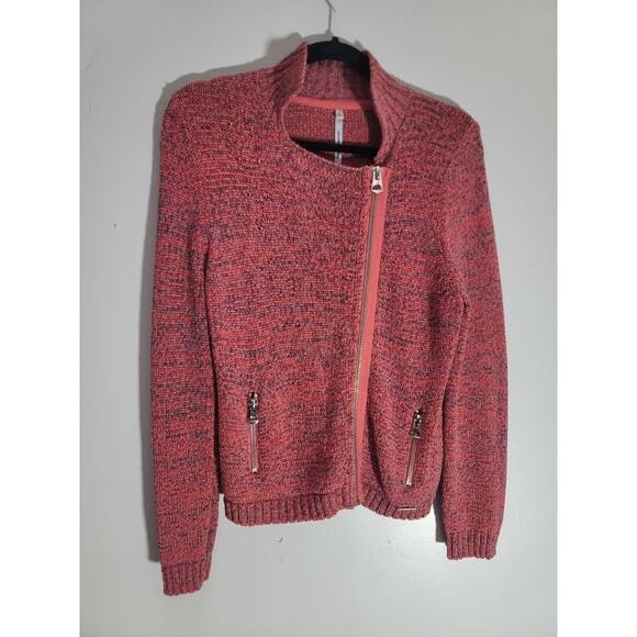 Cop Copine Knit Sweater Full Zip Gilet Preferer Size Large - Picture 1 of 7